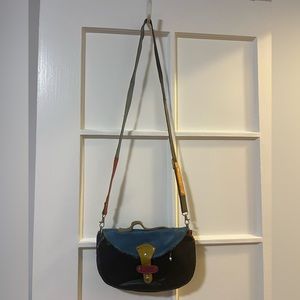 Leather crossbody bag